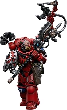 JOYTOY Warhammer 40,000 1/18 Action Figure Ultramarines Primaris Techmarine Collection Model Birthday Gifts 7.8Inch