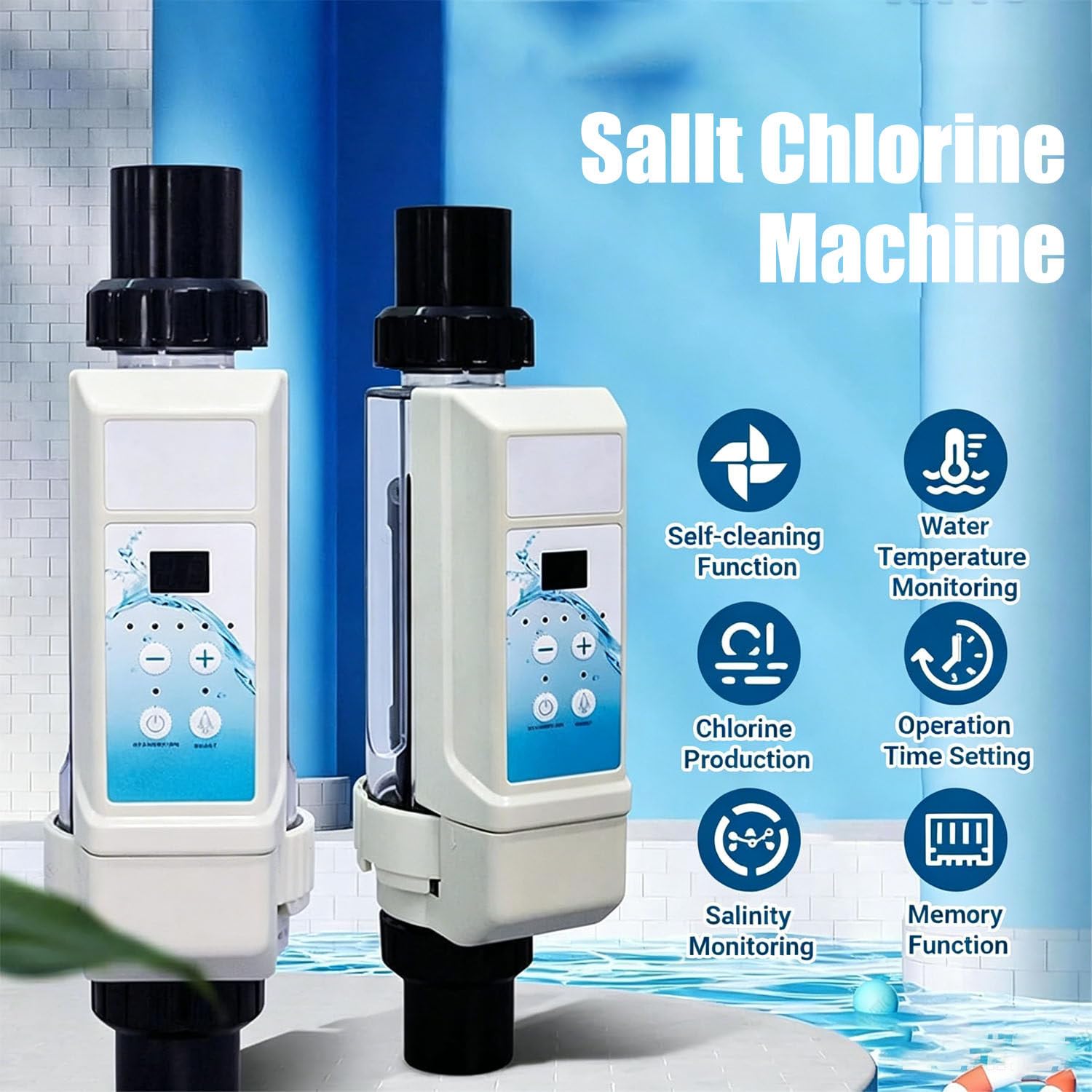 Chlorinateur à sel, 16g/h