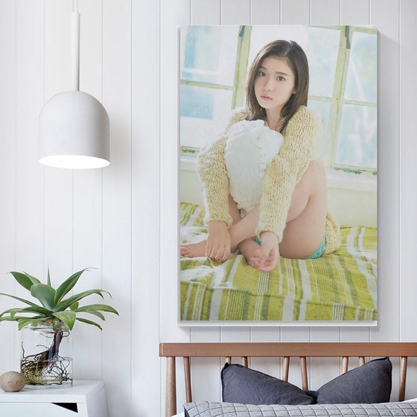 Amazon.co.jp: 松岡茉優 写真撮影9 キャンバスアートポスター 水着写真