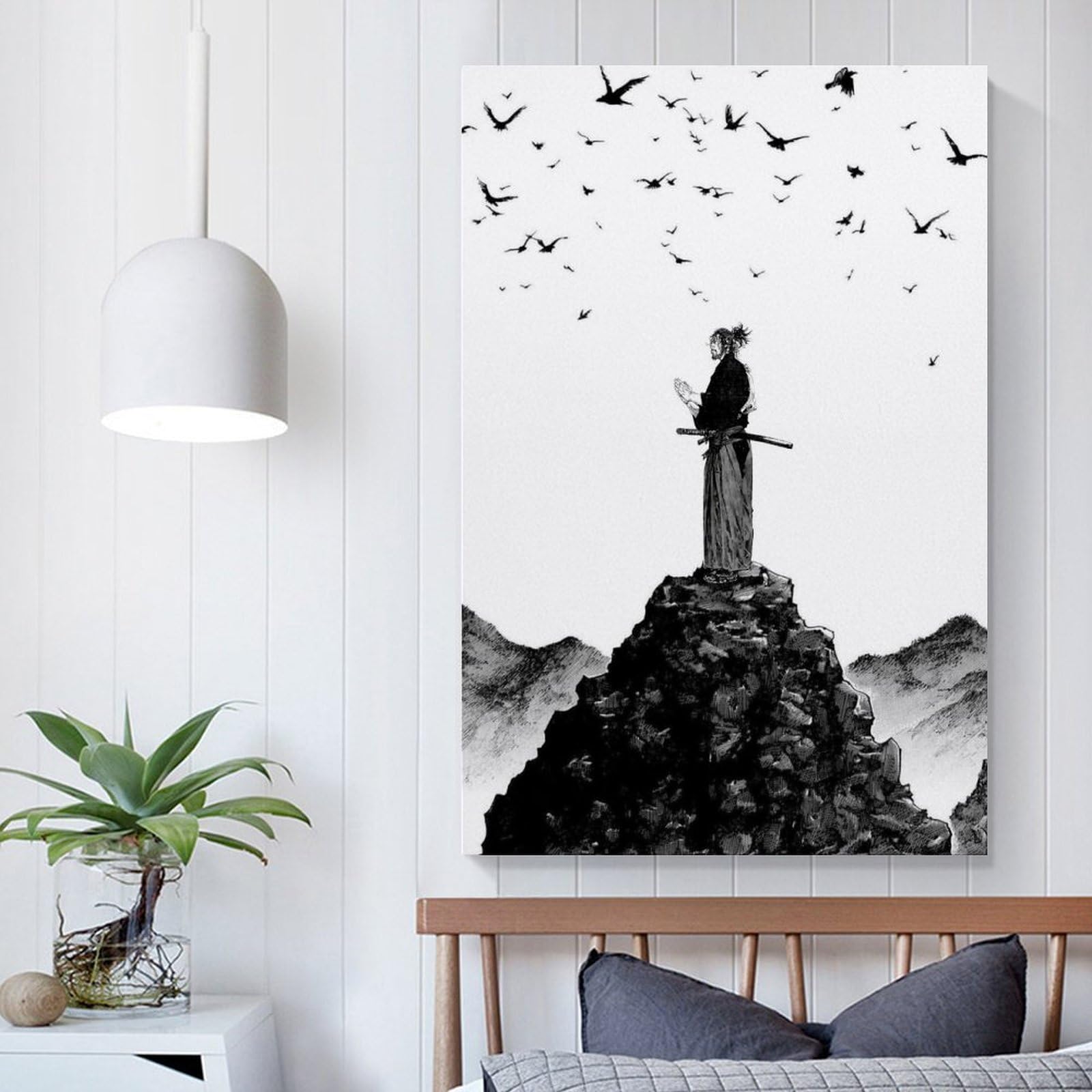 バカボンド　ポスター Amazon｜XINYUELONG バガボンド 宮本武蔵 ポスター キャンバス