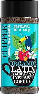 Clipper Coffee: Organic Latin American Instant Coffee – Medium Roast Coffee, Freeze Dried & Ethically Sourced – 100g (3.53oz)