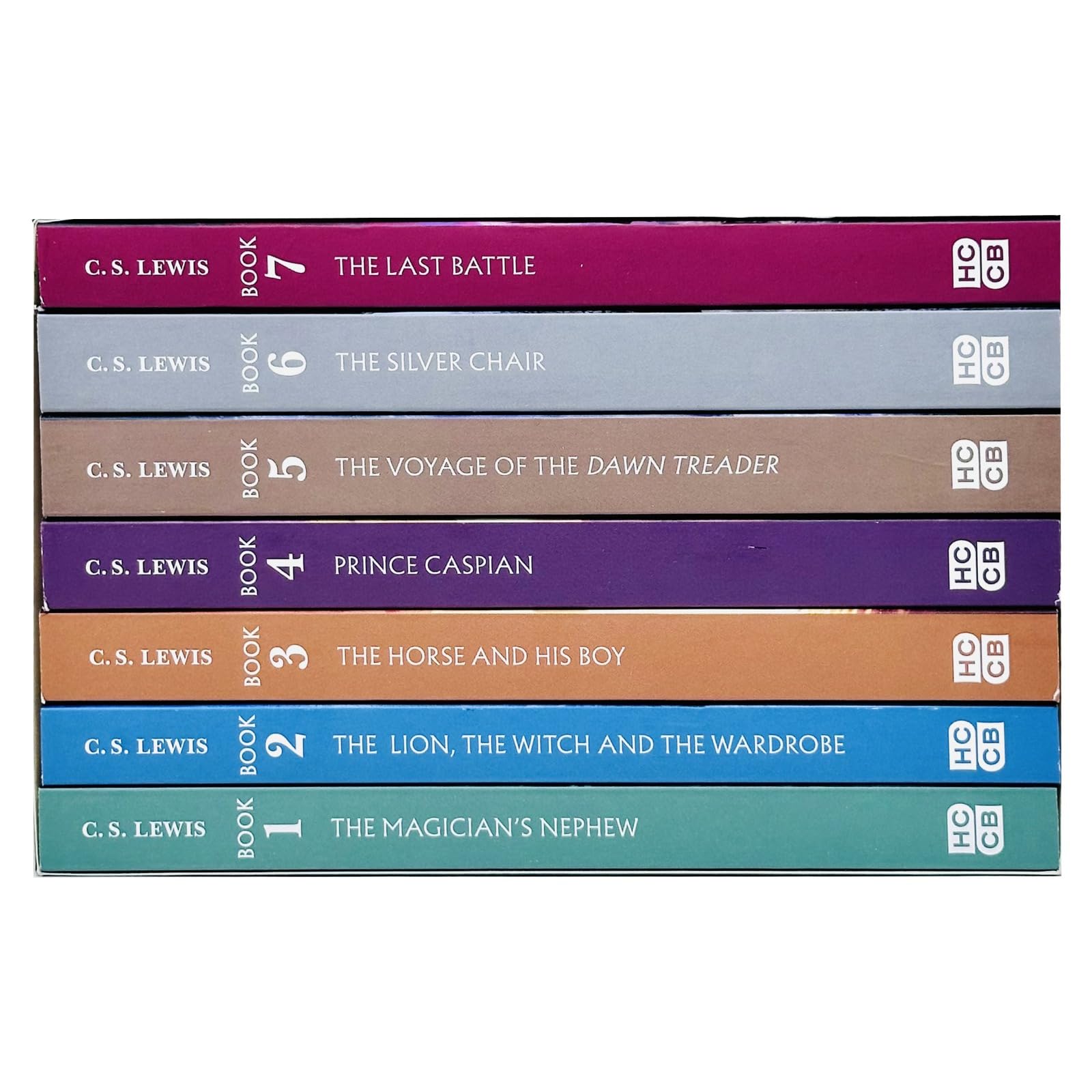 The Chronicles of Narnia 7 Books Collection Box Set By C S Lewis (The Magician's Nephew, The Lion the Witch and the Wardrobe, The Horse and His Boy,Prince Caspian, Voyage of the Dawn Treader & More)