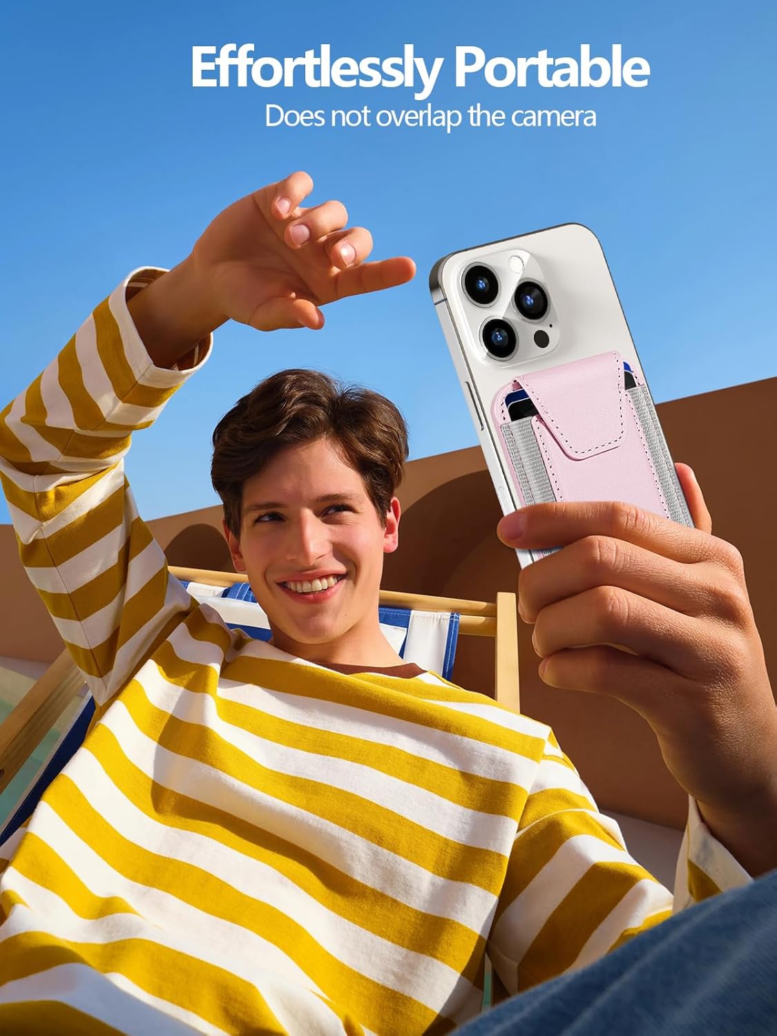 Miroddi for MagSafe Wallet with Privacy Flap, Strongest Magnetic Card Holder for iPhone 17, iPhone 16/15/14/13/12 Series, Detachable Leather Magnetic Phone Wallet, RFID Blocking, Fit 7 Cards, Pink - Image 7