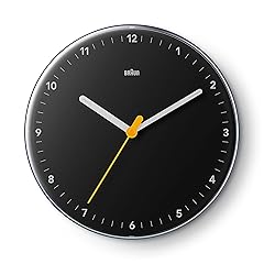 Braun Classic Analogue Wall Clock with Silent Sweeping Quartz Movement, Easy to Read, 23 cm review