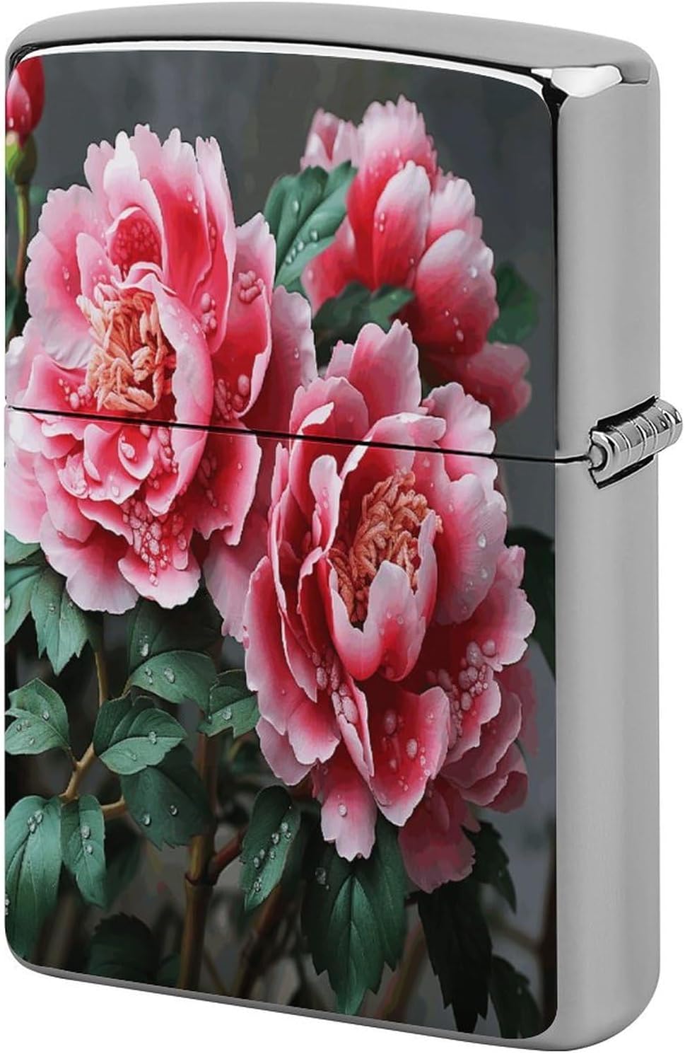 Beautiful Peony Flower Lighter Case Cover Lighter Shell