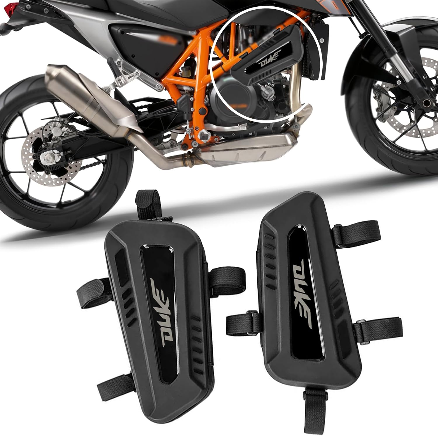 For Duke 390 Duke 125 Duke 690 Saddle Bag Suitable for a variety of motorcycle hard shell side hanging bags motorcycle accessories (Duke)