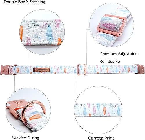 Miniatura 7 de Lionheart glory Collar para el día de San Valentín, collares de perro con corazones rojos para perros medianos y lindos, regalo para mascotas,