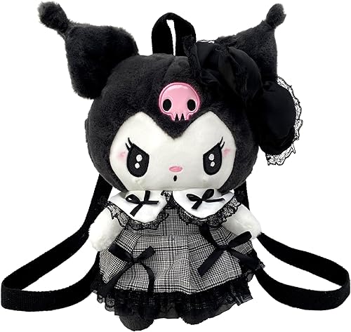 Awcvire Japanese Anime Plush Backpack, 15.7" Cute Cartoon Figure Plush Doll Schoolbag For Kids and Girls, Adorable Plush bag for Series Fans disponible en Yaxa Venezuela