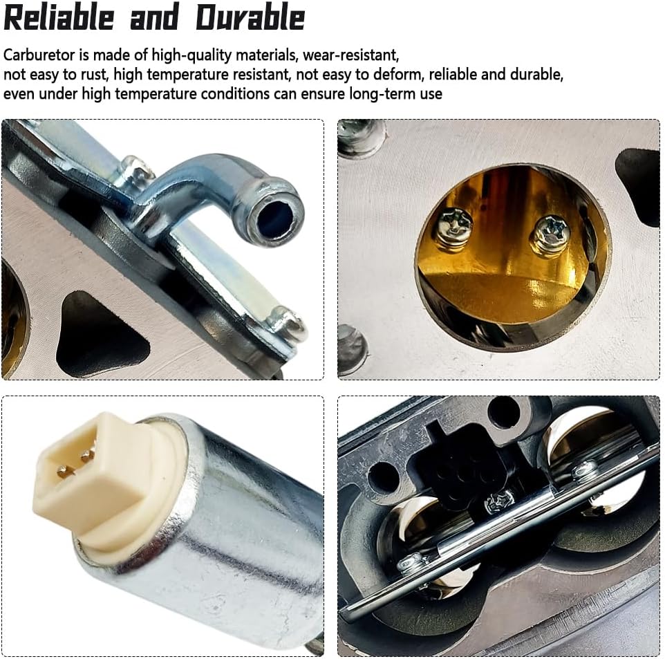 Carburetor Kit Fit for Deere Z525E Zero Turn 48" Mower 724CC Engine Lawn Tractor Carb with Gasket Filter Pump Spark Plug