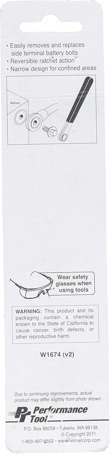 Performance Tool W16850 4GA 10" Battery Switch to Starter Cable : Automotive