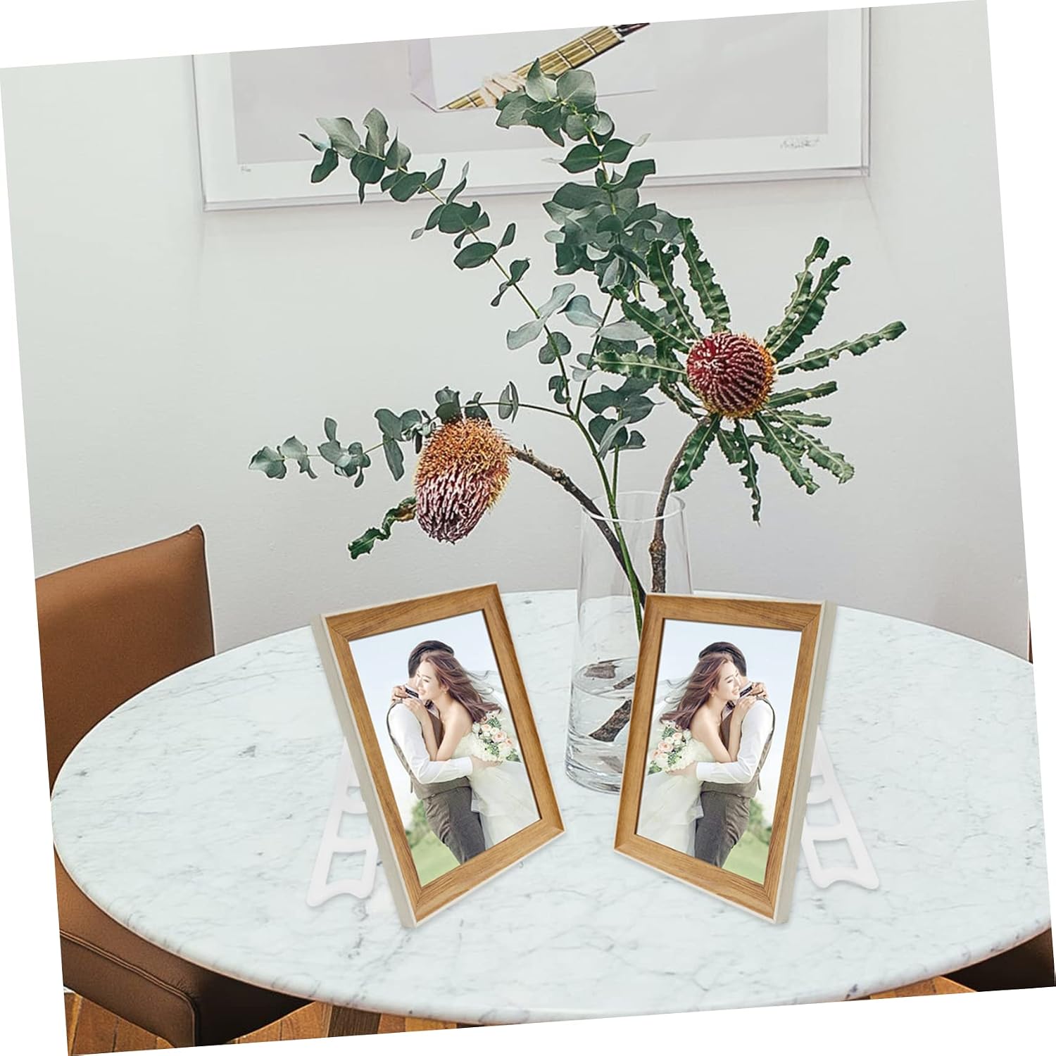 50pcs Photo Frame Trapezoid Brackets for Desktop Display Sturdy Artwork Holder for Organizing Photos and Artwork for Home Studio Use