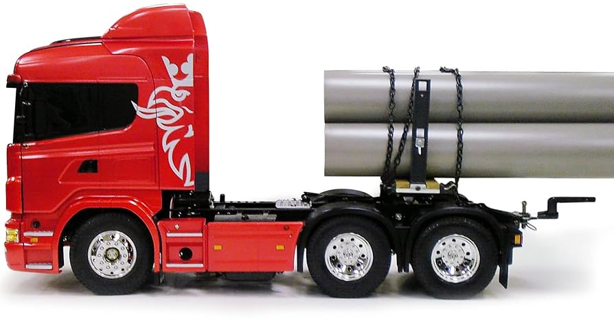 [ジャンク] タミヤScania R620 6X4 HIGHLINE&トレーラー Tamiya 56323 1/14 Scale RC Scania R620 6x4 Highline Tractor