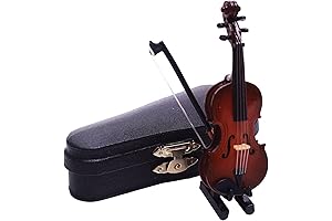 Exquisite Mini Violin: The Perfect Musical Companion for Dollhouses