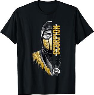 Klassic Scorpion Split Face Bust Portrait T-Shirt