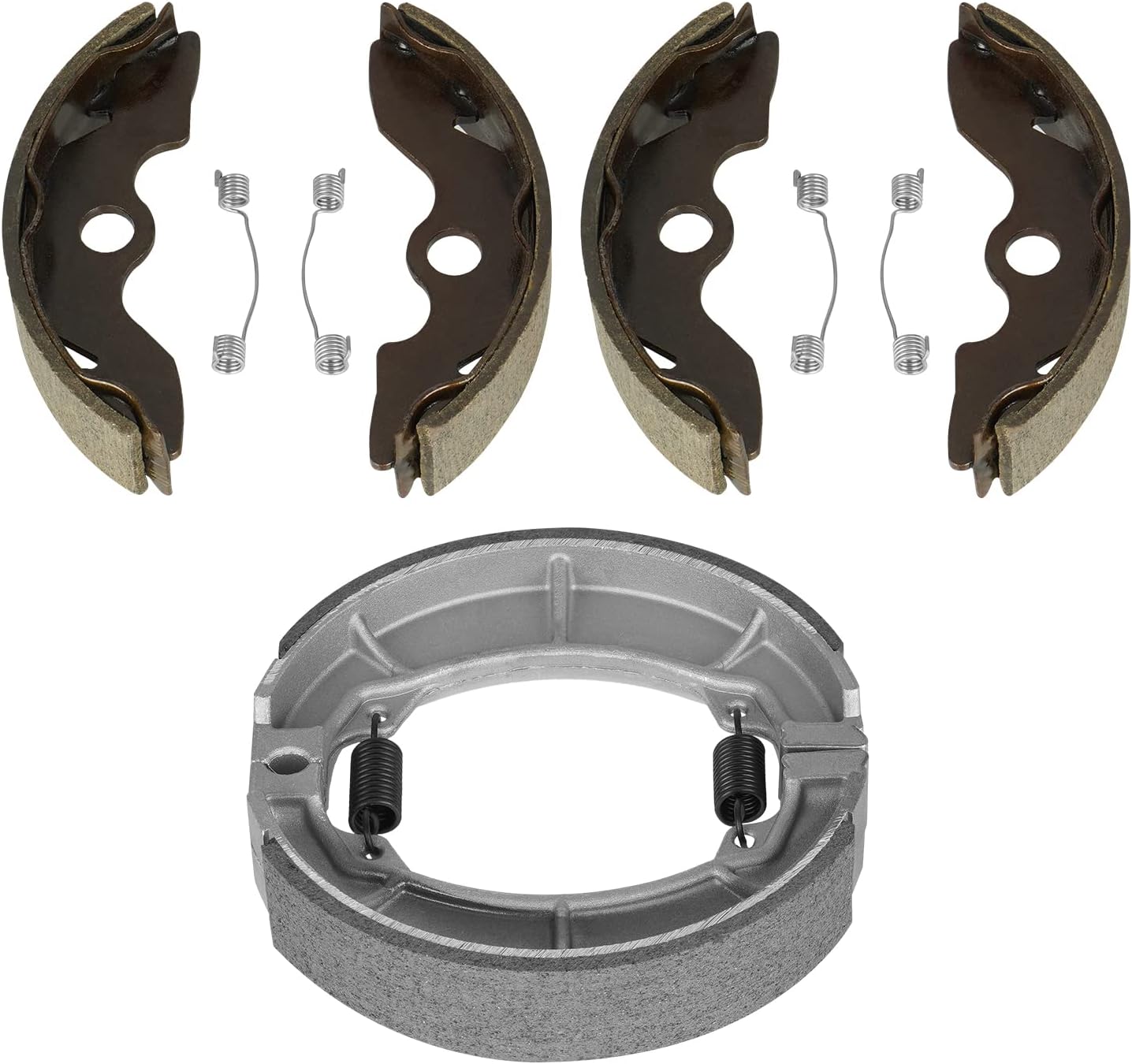 Brake Shoes for Honda TRX200SX Fourtrax 1986 1987 1988, TRX200 1990 1991, TRX200D Type II 91 92 93 94 95 96 97 306 345 Front & Rear - 3 Set