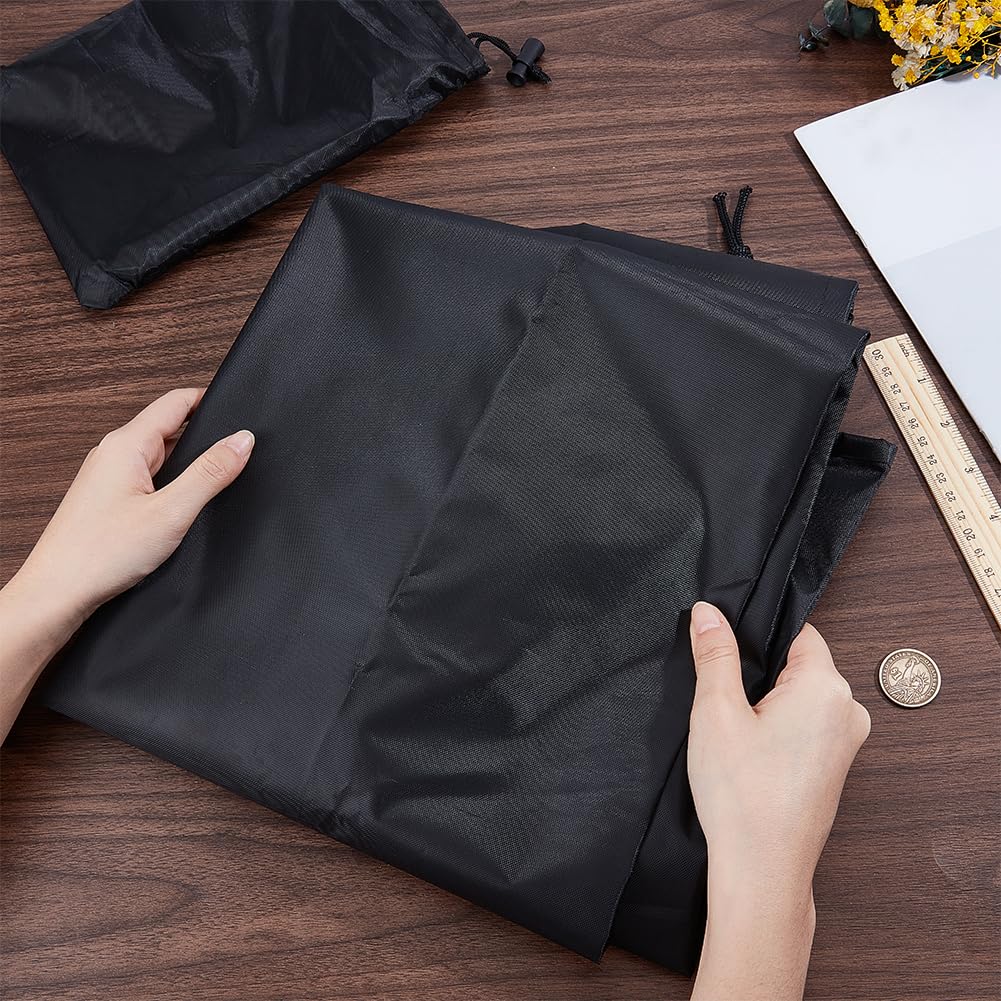 GORGECRAFT Copritavolo Quadrato da 112 * 112 * 10cm Copritavolo Elastico Nero Adatto per Tavoli Pieghevoli da 4 Piedi Copritavolo Antivento per Tavoli da Campeggio Banchetti Sala da Pranzo Giardino