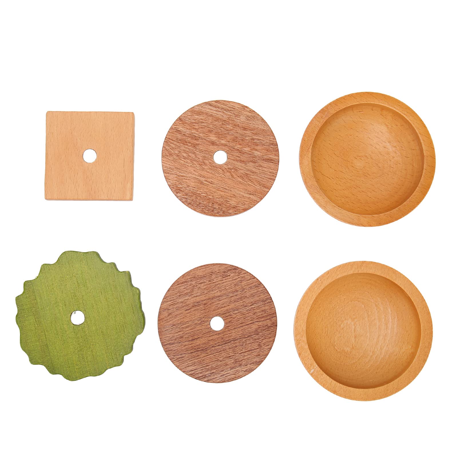 Dessous de verre hamburger en bois pour un apéro convivial et design