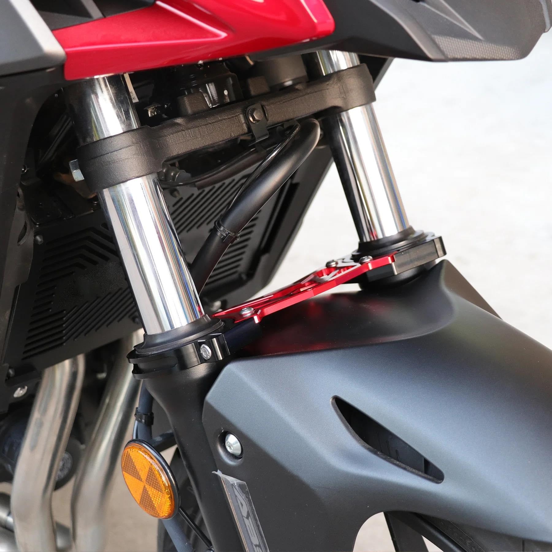 Pièces Moto Pour NC750S CTX700 NC750X NC700X Moto Fourche Avant Amortisseur Amortisseur Dispositif Équilibré(Red)
