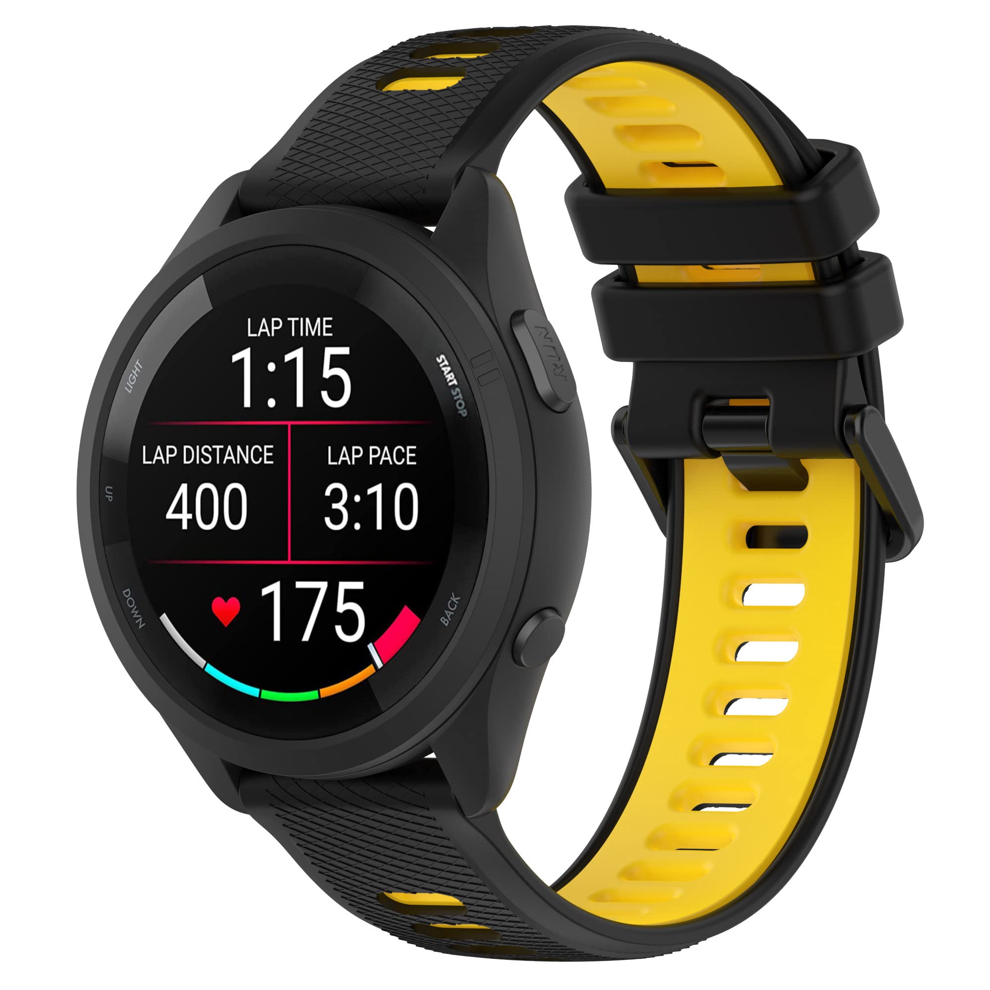 Paski do zegarków Samsung Galaxy Watch Active/Active 2, 3-pak Amazfit GTS 4 Mini/Bip 3/GTS 3/GTS 2e silikonowy pasek zastępczy do POLAR Ignite / Ignite 2/Unite/Pacer (A)