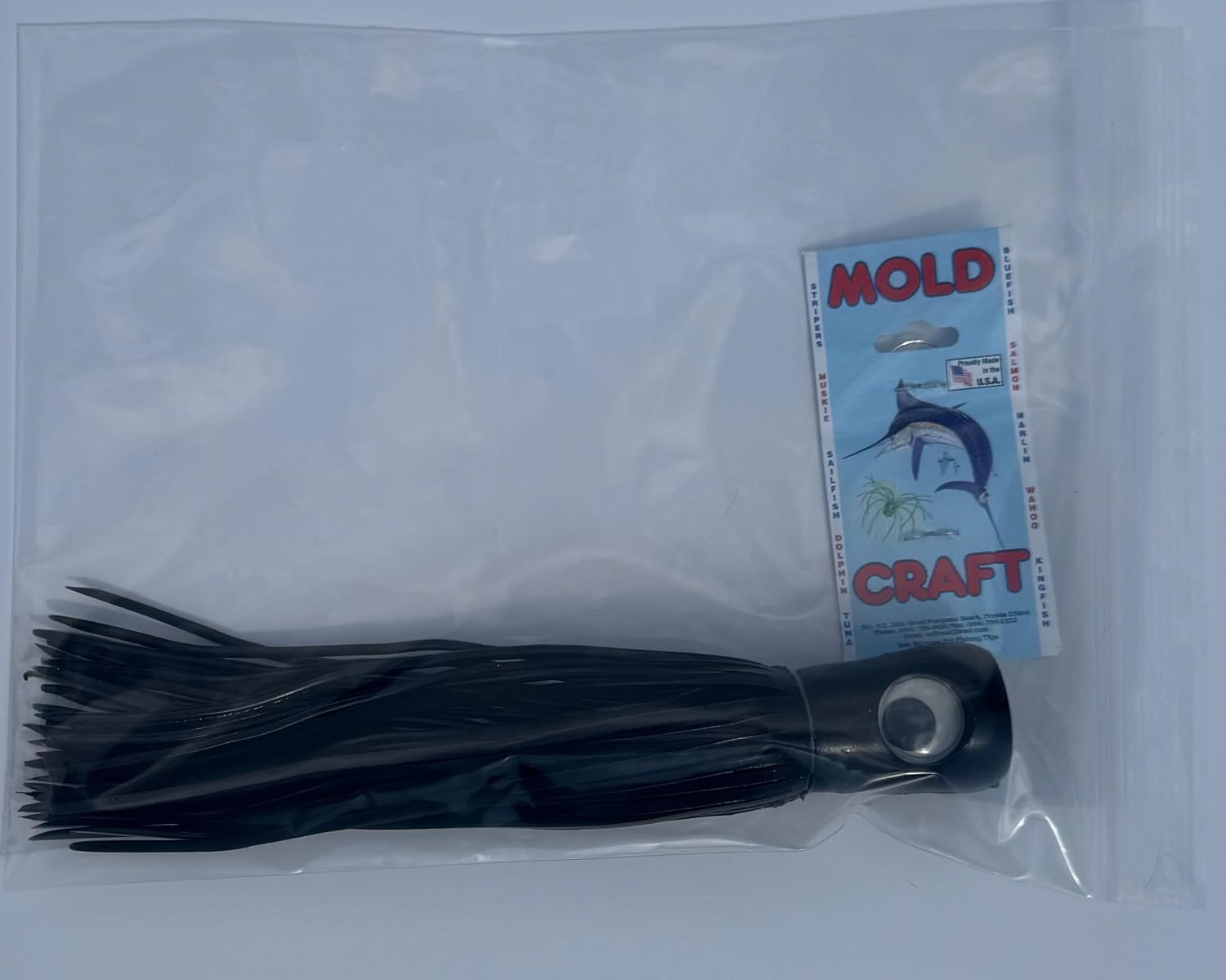 Mold Craft Soft Head Standard Super Chugger 7300SC Trolling Lure | Soft Head; Deep Concave Face; Aggressive Chugging Action; Offshore Trolling; Made in USA