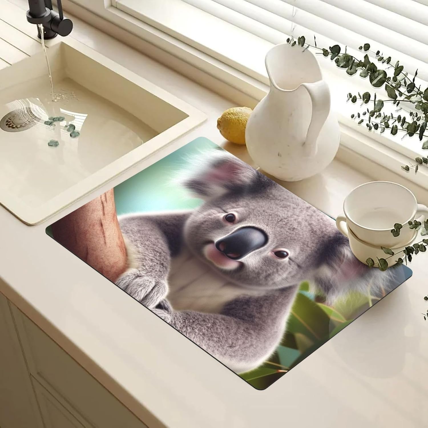 Rubber Microwave Mat Cover 18 X14 Inch Non Slip Kitchen Counter Protector
