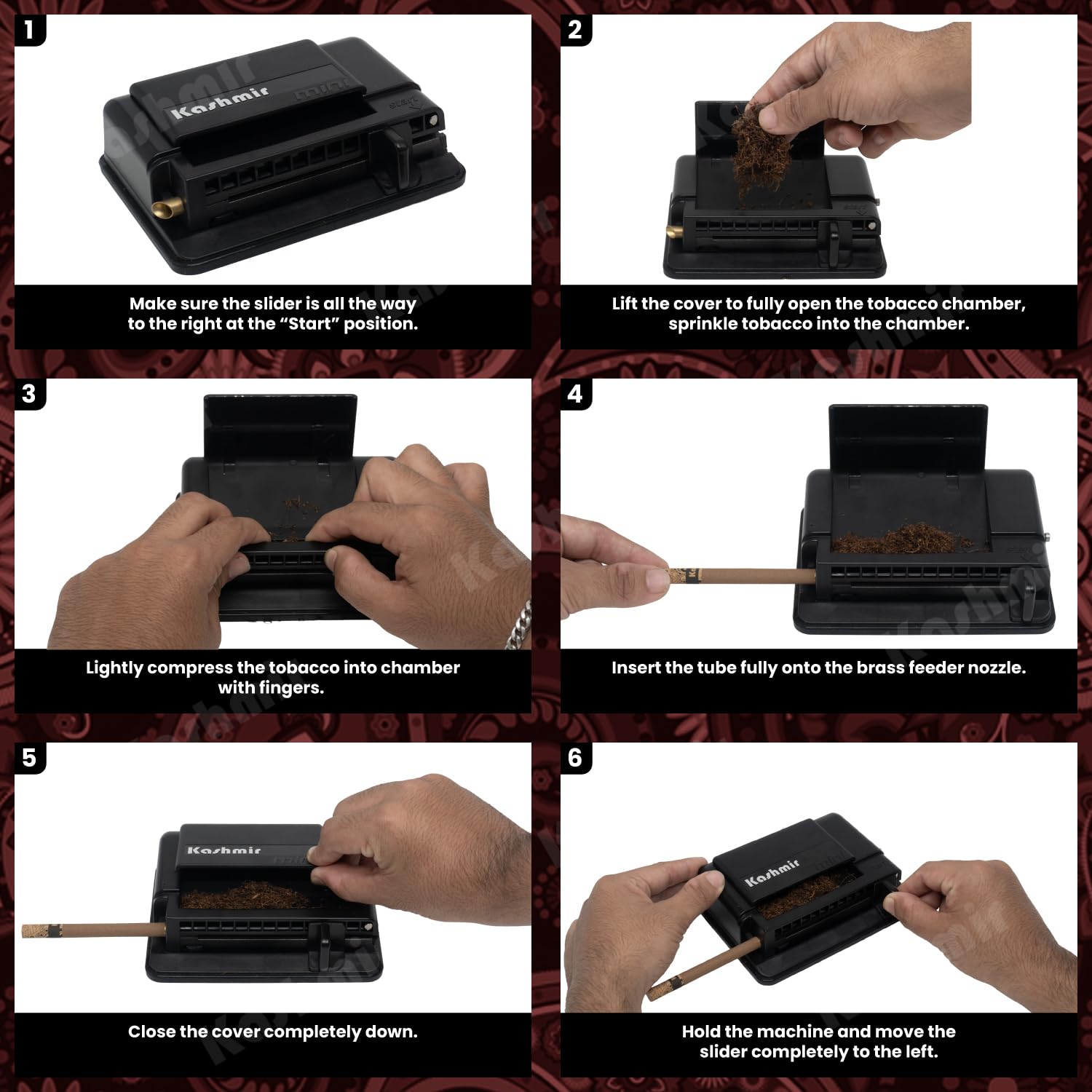 how to fill a cigarette tube Smoking Filling Machine / Mquina de Tubos Smoking LUCYCAZ Cigarette Rolling Machine, Tobacco