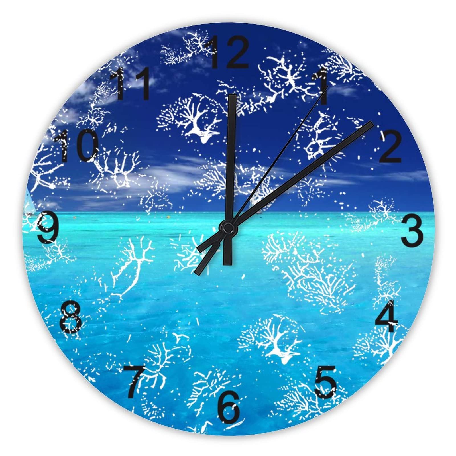 Horloge murale silencieuse contre les bruits de tic-tac stressants