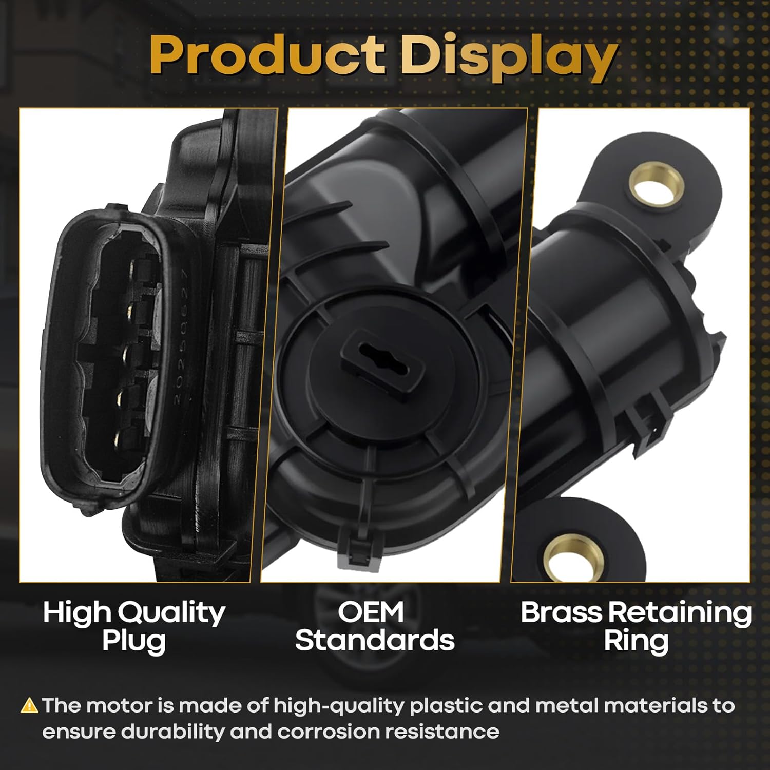 911-922 Engine Intake Manifold Runner Control Motor Compatible with Hyundai Santa FE Sonata Tucson Kia Forte5 Sorento Sportage 2010 2011 2012 2013, Replaces # 28323-2G000 28323-2G300