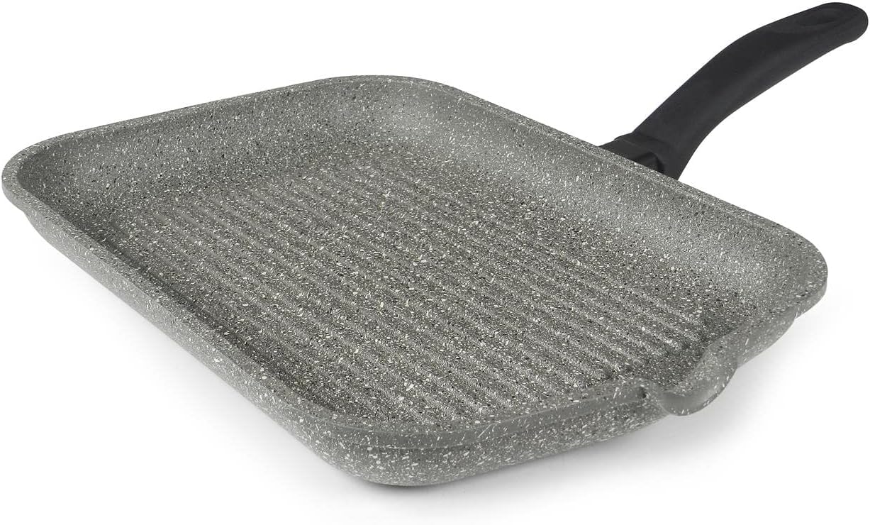 Flonal 8001569082539 IL Monolite Italiano Stone Effect Cookware, Medium, Clear