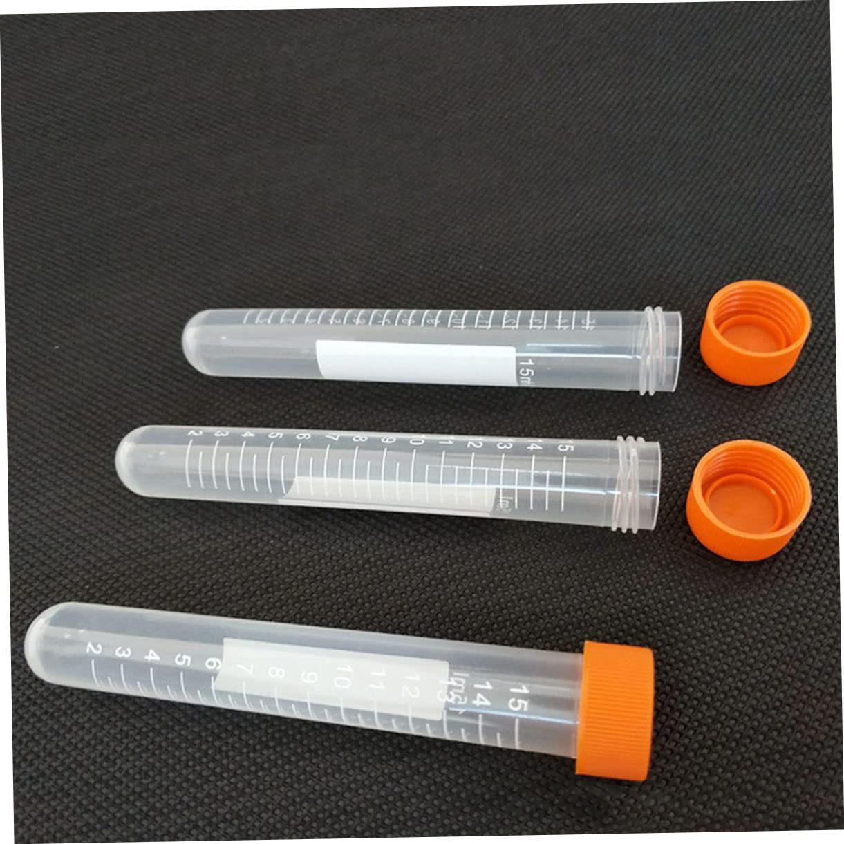 PLAFOPE 100pezzi Provette Da Centrifuga Da Tappi Vite Realizzate in Materiale Pe Per Campioni Liquidi Adatte Laboratori e Attrezzature Ospedaliere