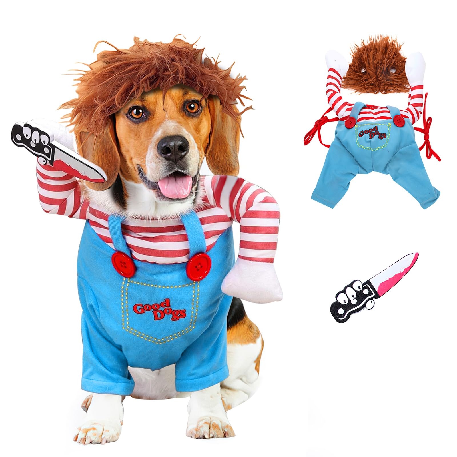 Vestiti Divertenti per Cani, SilverChry Vestiti per Cani Halloween, Costumi  Halloween Cani, Vestito Cane Piccolo per Feste Cosplay per Costumi da Festa  Cosplay (S) : Amazon.it: Prodotti per animali domestici