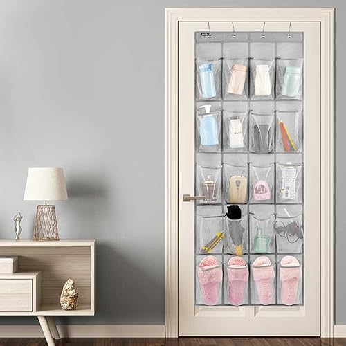 Miniatura 6 de Soporte para botellas de agua para colgar sobre la puerta, organizador de tazas para cocina, despensa, estante de almacenamiento de botellas de