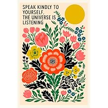 Posters Forever Speak Kindly to Yourself Poster, the Universe is Listening