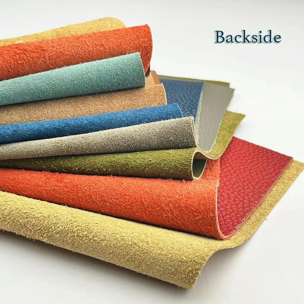 Vollnarbiges Rindsleder-echtes Lederstück-natürliche breite Palette Anwendung Litch Muster Kuh Leder Haut Quadrat für Handwerk