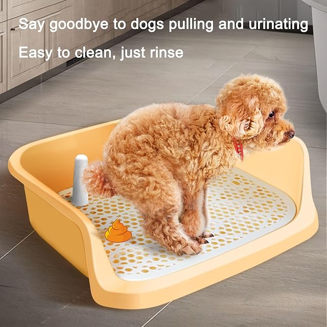 Foto 6 de 7 de Inodoro para perros Caja de arena para mascotas, Almohadillas De Entrenamiento Para Interiores Y Exteriores