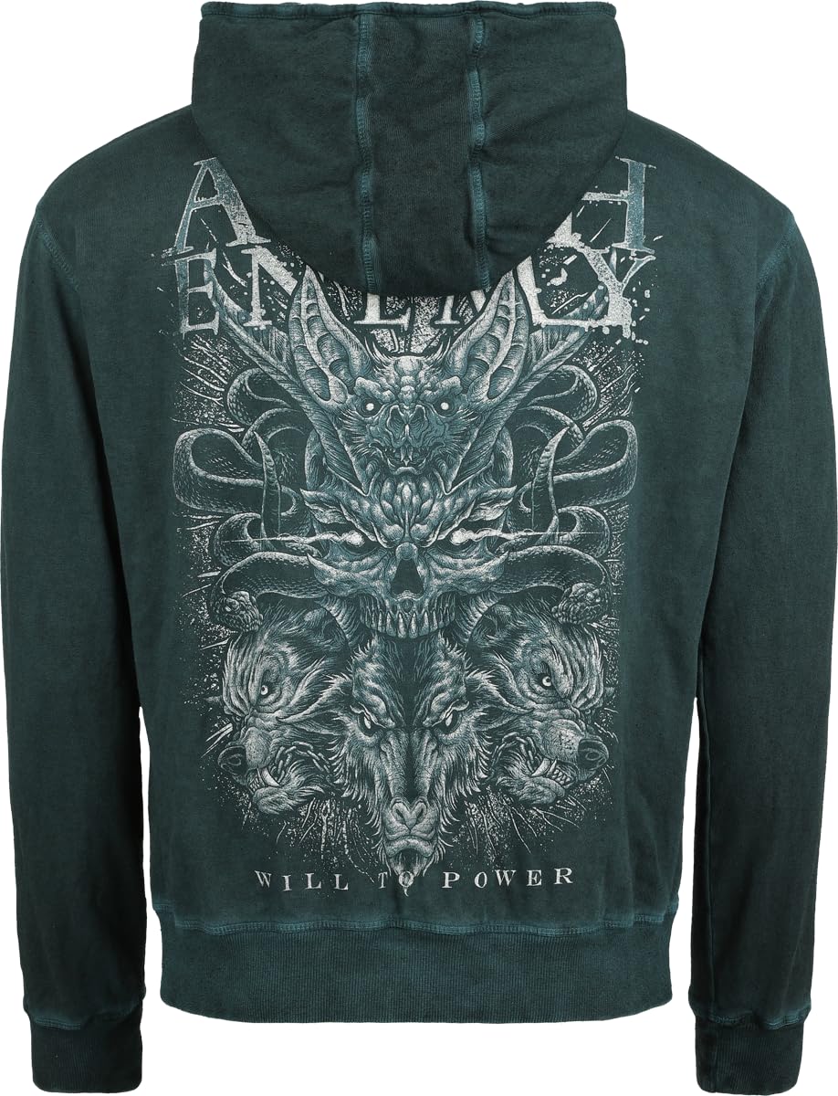 Arch Enemy Will to Power Männer Kapuzenjacke dunkelgrün Band-Merch, Bands