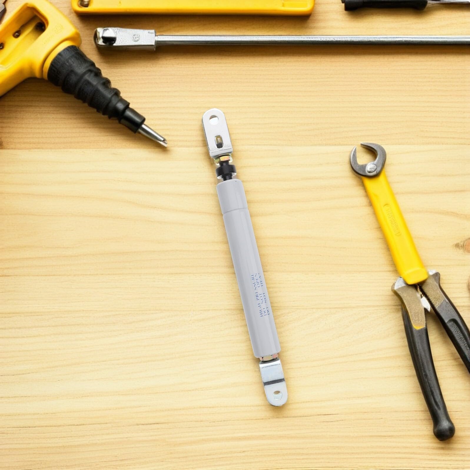 2 Stück Hydraulische Stuhlstangen aus Eisen für Friseurstuhl Ersatzteile mit Stabiler Konstruktion und Einfacher Winkelverstellung für Schönheitssalon und Friseure