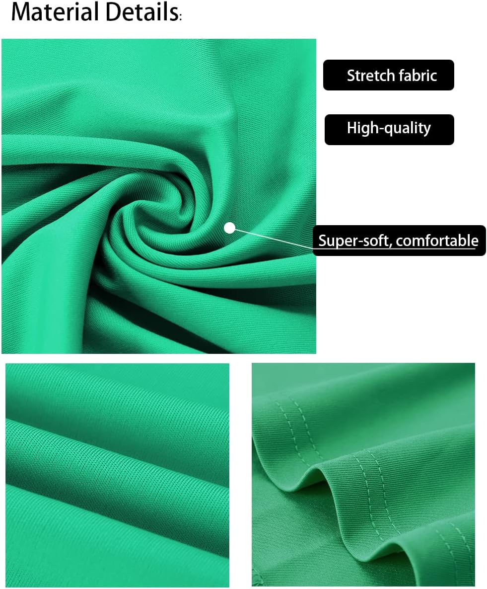 Women’s Elegant Off Shoulder Short Sleeve Belted Side Slit Cocktail Party Swing Dress with Pockets - Image 5