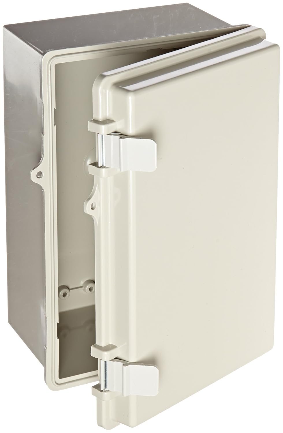 BUD Industries NBB-10243 Plastic Enclosure, Type, Solid Door 11.28" L x 7.48" W x 5.51" H, Opaque Door