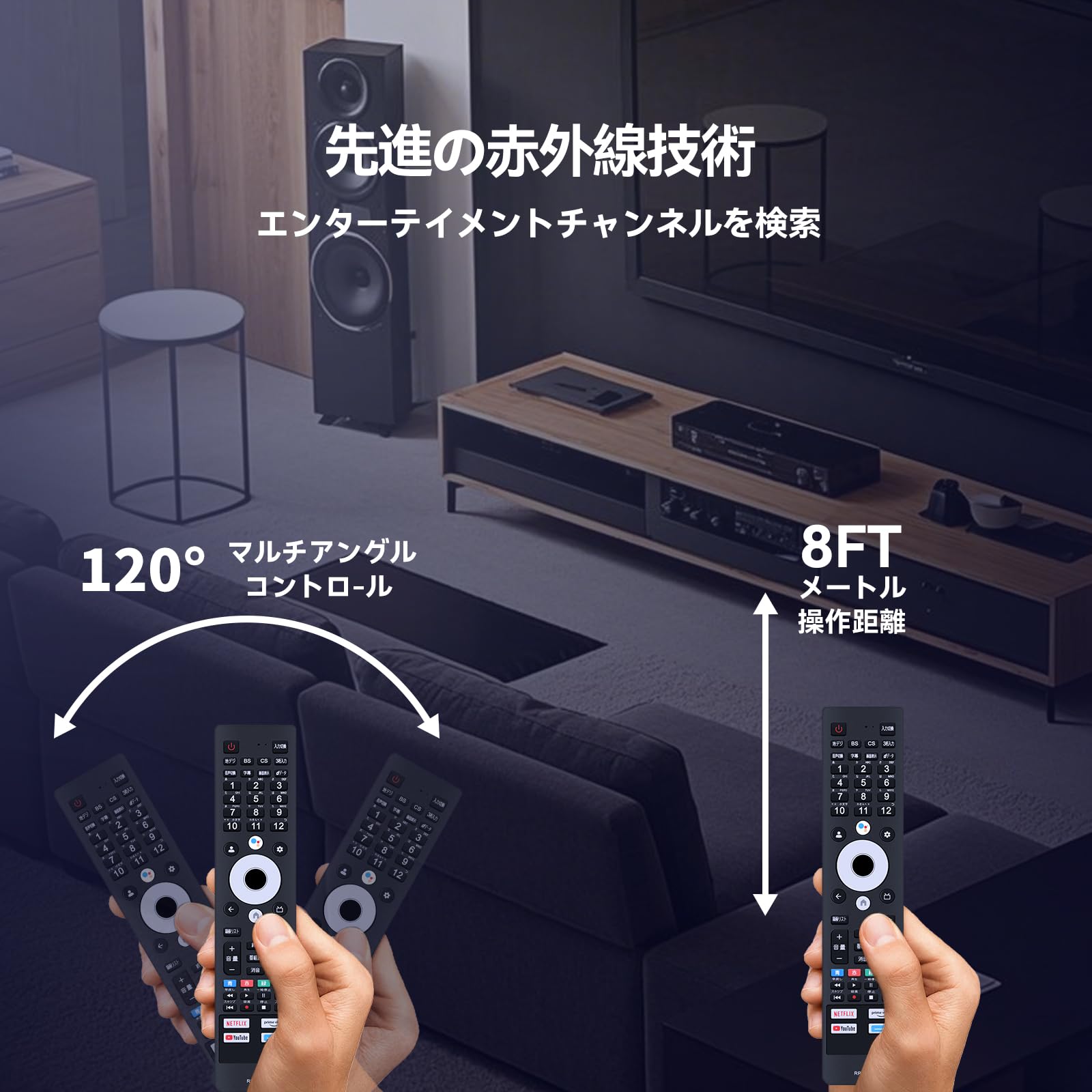 Amazon | テレビリモコン for ドウシシャ(DOSHISHA) coocaaスマート