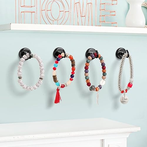 Vista 4 de FINDMAG Ganchos Magnéticos Negros, Ganchos Magnéticos Fuertes de 50 libras para Colgar, Imanes de Neodimio de Tierras Raras de Servicio Pesado