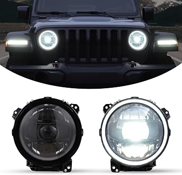 Kiwi Master LED Headlights for Jeep Gladiator 2018-2026 Jeep Wrangler JL