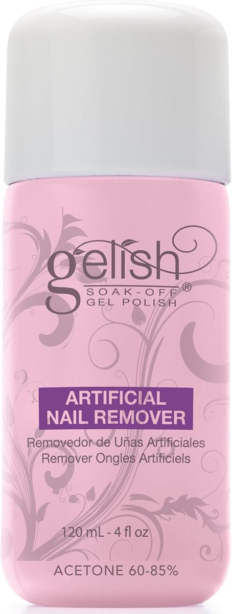 Soak-Off Nail Polish Acetone Formula – Artificial Nail Remover, 4 oz