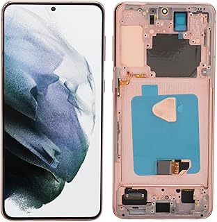 AYNEFY Asamblea de Pantalla Táctil del Digitalizador LCD del Teléfono, Reemplazo de Pantalla para Plus 5G SM-G996B SM-G996U SM-G996W SM-G996N SM-G9960 6.7 Pulgadas (Oro Rosa)
