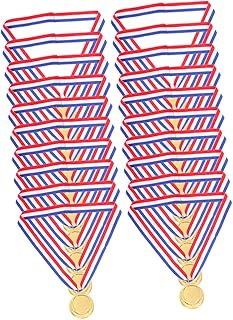 BESPORTBLE 20Pcs Metal Medal Decor Student Medals Artificial Medals Student Sports Medals Competition Medal Medals for Reward Funny Medals Model Creative Medals Encourage Child Household