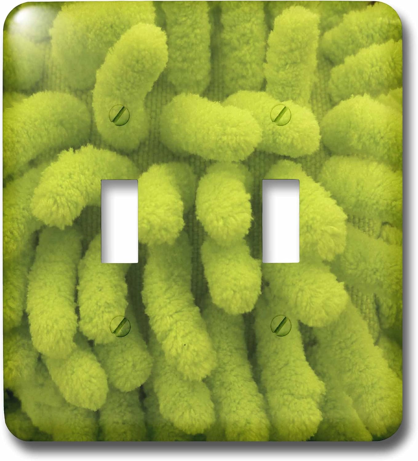 3dRose lsp_35203_1 Lime Green Shag Single Toggle Switch