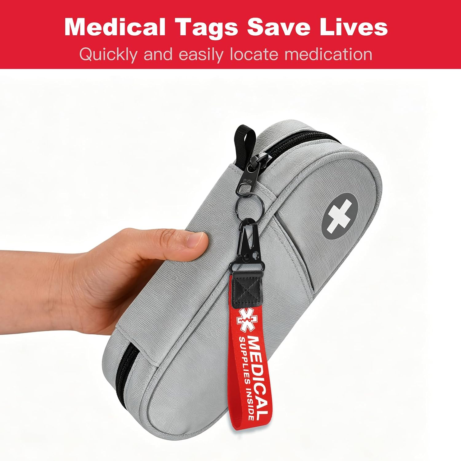 MEDMAX 2 Pack Medical Supplies Inside Luggage Tag image 3