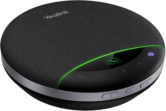 Yealink SP96 Bluetooth Conference Speaker for Office,Portable Wireless Speaker with 6 Mic ANC,26H Call Time,Conference Microphone for 12 People Daisy Chain for 20,Compatible with Teams Zoom