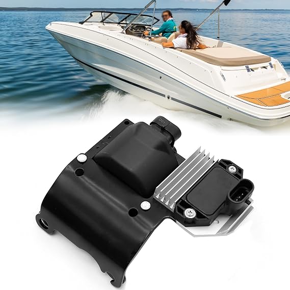 Anxingo 3861985 Ignition Replacement For MERCRUISER 392-863704T 392-8M0054588 392863704T 3928M0054588, 929711 Ignition Coil Replacement For SIERRA MARINE 185465