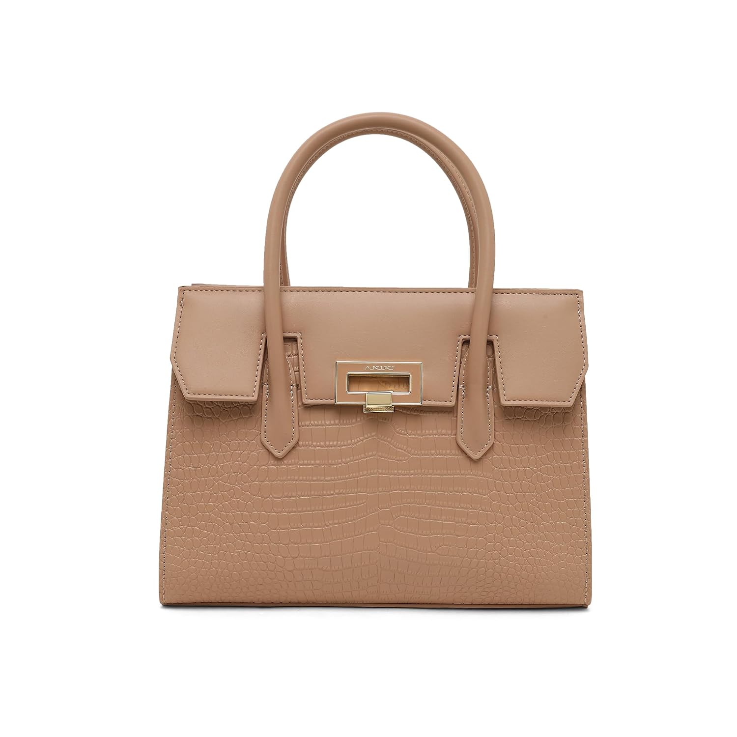 Akiki London Women's Camden Satchel Handbag|Dual Strap|Front and Back Snap Compartment|Croco Texture|Premium Metal Finish ... - Review, Price and Buying Guide